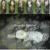 6x OURO + 6x PRATA Bling Etiqueta de Transferência de Decalque de Unhas de Metal 3D Nail Art Metálico Glitter Redemoinhos Voltar Apliques de Adesivos Manicure