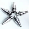 (Factory Directly Sell )1 Hole Titanium Carb Cap With flat Tip Dabber Fit For 6 in 1 Domeless Titanium Nail