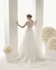 A-line vit eller elfenben bröllopsklänning brudklänning US storlek: 4 6 8 10 12 14 16 18 20 +++++