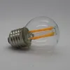 2w 4w 6w 8w led filament bulb light Dimmable G45 C35 A60 glass clear e27 b22 e14 360 degree led lamp for indoor