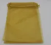 100 stcs 7x9cm 9x11cm 13x18cm 20x30cm Organza sieraden Gift Pouch Tassen voor bruiloftsfunderen, kralen, sieraden (AB652)