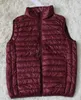 Autunno-Uomo piumino con colletto alla coreana gilet sportivo outdoor invernale ripiegabile piumino d'anatra portatile senza maniche gilet termico ultra leggero