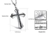 Stainless Steel Classical Vintage Jesus Cross Necklaces & Pendants