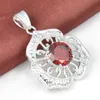 Hele Luckyshine Bruiloften Sieraden Vrouwen Ronde Zirconia Hanger Mode 925 Sterling Verzilverd Ketting Bruids Jewelr268H