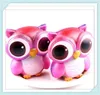 Vente chaude Hibou Squishies Kawaii Hibou Squishy Jouets Doux Lent Rising Téléphone Sangle Squeeze Break Enfant Jouet Soulager L'anxiété Cadeau De Noël Gratuit DHL