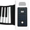 88 Tuşları Roll Up Piyano Şarj Edilebilir Klavye Mikrofon Hoparlör Enstrüman Elektrik Aksesuar Ücretsiz Kargo Ile