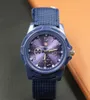 Groothandel 600 stks / partij Mix 4 kleuren Cool Zomer Mannen Sport Militaire Leger Pilot Stof Strap Sport Mannen Gemius Army Horloge SA006