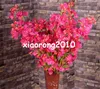 Silk Bougainvillea 120cm/47.24 "Längd konstgjorda blommor Bougainvilleas Spectabilis Willd Wintersweet Plum Blossom för bröllopsblomma