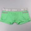 Mutande da uomo Pantaloni boxer in nylon Cintura argento Colore Moda Desigh Tasca piccola Gioventù Comodi boxer da uomo traspiranti Pantaloncini Intimo