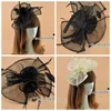 Vintage brud hattar bankett liten hatt fascinator hattar bröllop gäst hatt formell kväll huvudbonader mini topp hattar kvinnor bröllop hattar