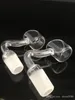 ST-757 Manufacturer 14.5mm/18.8mm curved pipe Quartz nail for water by radiant glass