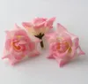 300pcs Rosas rosa Cabeça de flor As flores de casamento artificial de flores 5cm6895635