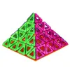 36Pcs/set Similar Blocks Pure Magnetic Building Blocks Triangle Square Rhombus Shapes And Wheels Magnet Toys Children