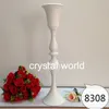 Alto branco mental flor stands casamento 097 peças centrais de mesa para decoração de casamentos 3