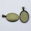 Beadsnice jewelry pendant blanks oval bezel settings cameo mountings handmade jewelry accessories wholesale free shipping ID 8944