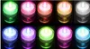 Submersible candle Underwater Flameless LED Tealights Waterproof electronic Smokeless candles lights Wedding Birthday Party Xmas Decoration