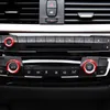 Car Styling Air Conditioning Knobs Audio Circle Trim Cover Ring For BMW 1 2 3 4 5 6 7 Series GT X1 X5 X6 F30 F32 F34 F10 F15 F45 F280t