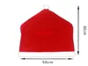 30 stks / partij DHL FedEx Freeshipping Santa Clause Red Hat Stoel Achterkant Home Kerst Diner Tafel Party Decor voor Kerstmis