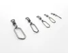 Rompin 20pclot Swing Square Snap Rolling Swivels Hook Hook Złącze przynętowe Łowoty Łowotwowe Pesca Akcesoria rybackie 7358973