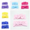 Baby Fashion Headband set (A+B) Knot Turban Twist Cotton Head Wrap Knotted Soft bow Headbands Headwrap Photo Prop hair accessories FD6569