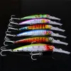 Proberos Smooth Style Laser Minnow Sea Lure 16.5cm 33,4 g 0 # Grote visserijhaken Wobbler Pesca Aas