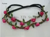 10 stks Bruid Bohemian Style Bloem Hoofdband Festival Party Bruiloft Floral Garland Hoofdband Bloem Kroon Hoofddeksels