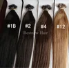 100ビーズ100g 18Quot20Quot22Quot Indian Remy Human Micro Nano Rings Tip Human Hair Extensions DHL Fast 5197657