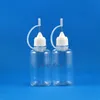 30ML PET Dropper bottle 100PCS Metal Needle Tip Needle Cap High transparent dropper bottles Vapor Juice Bottles