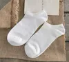 Mens Socks Bamboo Fiber Brand Mens Ankle Kort låg osynlig vit bomull Sokken Heren för män Bambu Calzeuomo