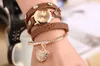 2018 NUEVO VESTO DE MUJER DE MAJA MUJERES Relojes de cuero Relojes de pulsera de pulsera Damas Mujeres Long Chain Luxury Vintage Wallwatch276U