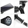 4 LED Solar Spotlight Wall Light Landscape Light Security Lighting Dark Sensing Auto On/Off for Patio