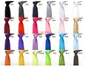 100 sztuk / partia Darmowa Wysyłka 2015 Nowy Styl Wedding Party Groom Męskie Solid Color Gravata Slim Plain Men Tie Nectie 30 Kolory