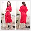 Unisexe hommes dames femmes solide rayonne soie longue robe pyjama lingerie chemise de nuit kimono robe pyjama femme robe 7 couleurs # 3749 NTEX