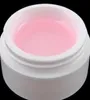 Commercio all'ingrosso-chiaro bianco colori rosa colori decorazione strumenti Pro UV gel nail art primer base top cappotto costruttore decorazione nail goccia spedizione