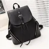 Rugzakken Simple Fresh Madam Tas Gepersonaliseerde School Reizen Black Branded Bags College Wind Travel Bag Style PU Lederen Vrouwelijke Rugzak