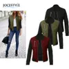 Women's Jackets Wholesale- Women Jacket Autum Winter Casual Bomber Basic Zipper Quilted Coat Warm Padded Outerwear Plus Size 3 Color Trendy