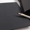 Deli A4 A5 Esboço preto Papel preto Artigos de papelaria Bloco de notas Esboço Livro para pintura Desenho Diário Diário Criativo Caderno Presente