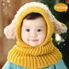 Детские вязаные зимние теплые шапки для девочек Puppy Beanie Caps0121693660