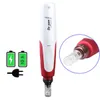 Bästa Microneedling Pen Wireless Micro Needle Pen Auto Electric Derma Pen 5 Speed ​​och med 9/12/36 Patron för alternativ