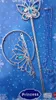 Cinderella wands crown set Christmas party girls fairy butterfly wand gem sticks magic wands headwear princess COS props festive Favor gift