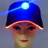 Moda Party Kapelusze z LED Lights Czapki Drewno Baseball Podróżowanie Kapelusz Słońce Galistyczne Bogate Kolory Regulacja Wielkość Czapki
