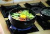 Cuisine entière coréenne Dolsot bol en pierre Pot en terre cuite pour Bibimbap Jjiage céramique avec plateau emballage professionnel225n