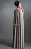 Long Sexy Formal Celebrity Dress Cape Vintage aftonklänningar spets ren nackmantel prom klänningar6963181