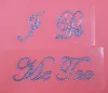 1 Rair Wedding Shoes Sticker Include"I DO" Or "ME TOO" Clear Rhinestones Bridal Shoe Bottom Decoration Cheap Modest 1 Usd One Pair