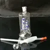 Cachimba de cristal de vela, cachimba de cristal al por mayor, accesorios de tubería de agua de vidrio, envío gratis