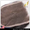Malaysisk spetsstängning Löst våg Human Virgin Hårstängning 3 del Wavy Hair Stängningsförlängning 4x4 Natural Color 826 Inch8227032