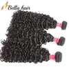 Belhair Brasilian Bundle tece pecenenos de cabelo virgens humano Pacotes duplos de trama dupla 12 "-30" Extensão full full wefts cor de cor natural