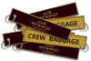 Etihad Airways Crew Baggage Keyrings Porte-clés promotionnels personnalisés Porte-clés en gros Chine 13x2.8cm 100pcs / lot