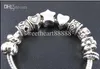 Star Flower Spacer Charms Beads Hot sell mix 100pcs/lot Tibetan Silver Fit European Bracelet 2013011734