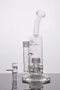 本物の絵ガラスの水道管2つのタイヤ機能オイルリグリリングリサイクル炉まっすぐなガラスボンRパイプ最高品質ガラスシーシャ